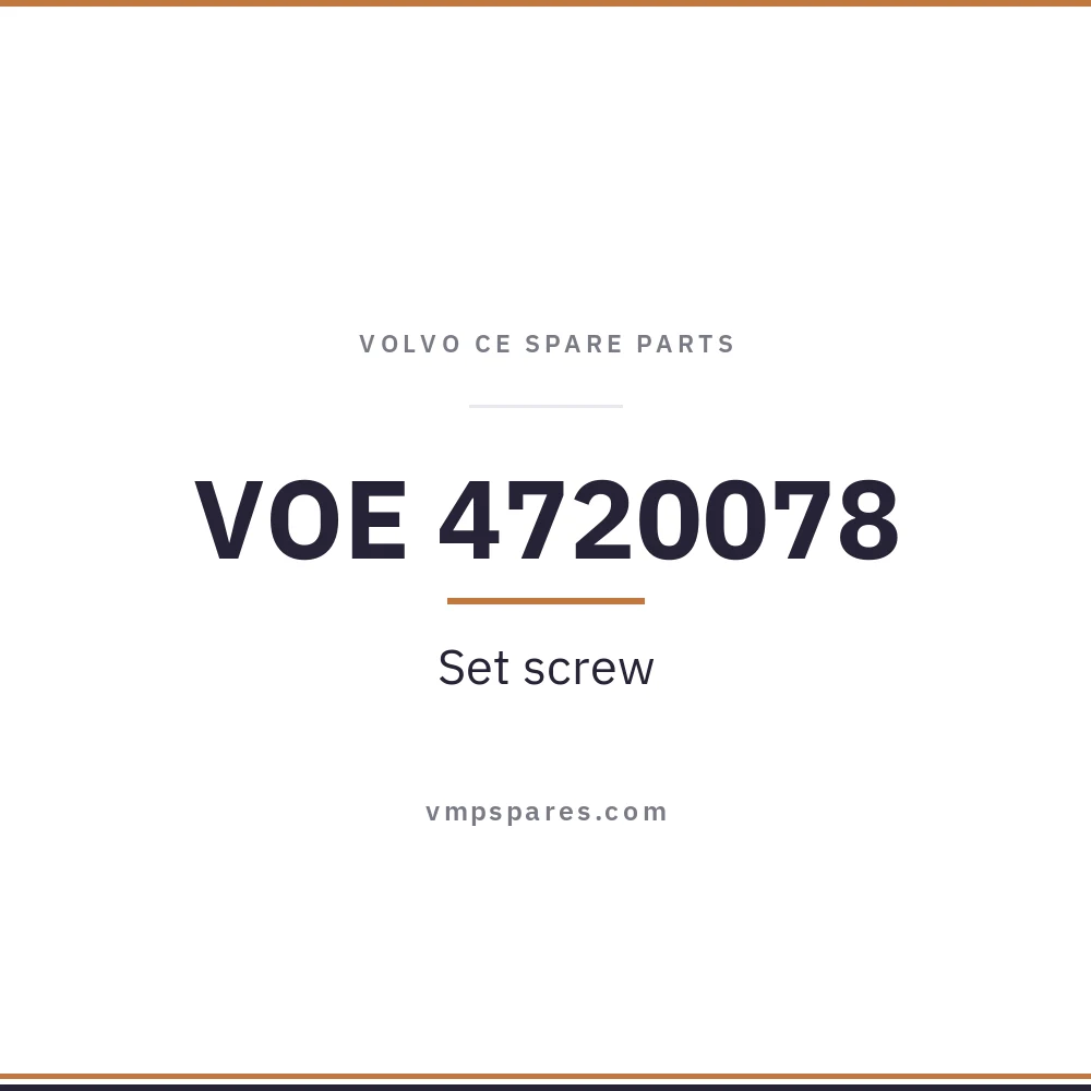 VOE 4720078 – Set screw