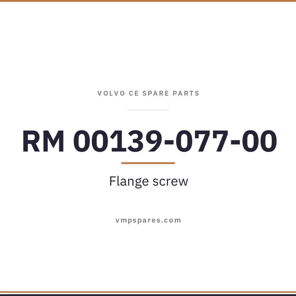 RM 00139-077-00 – Flange screw