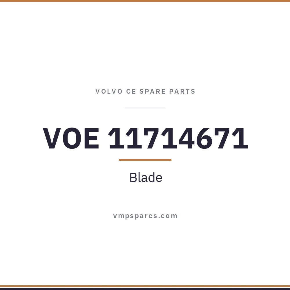 VOE 11714671 – Blade