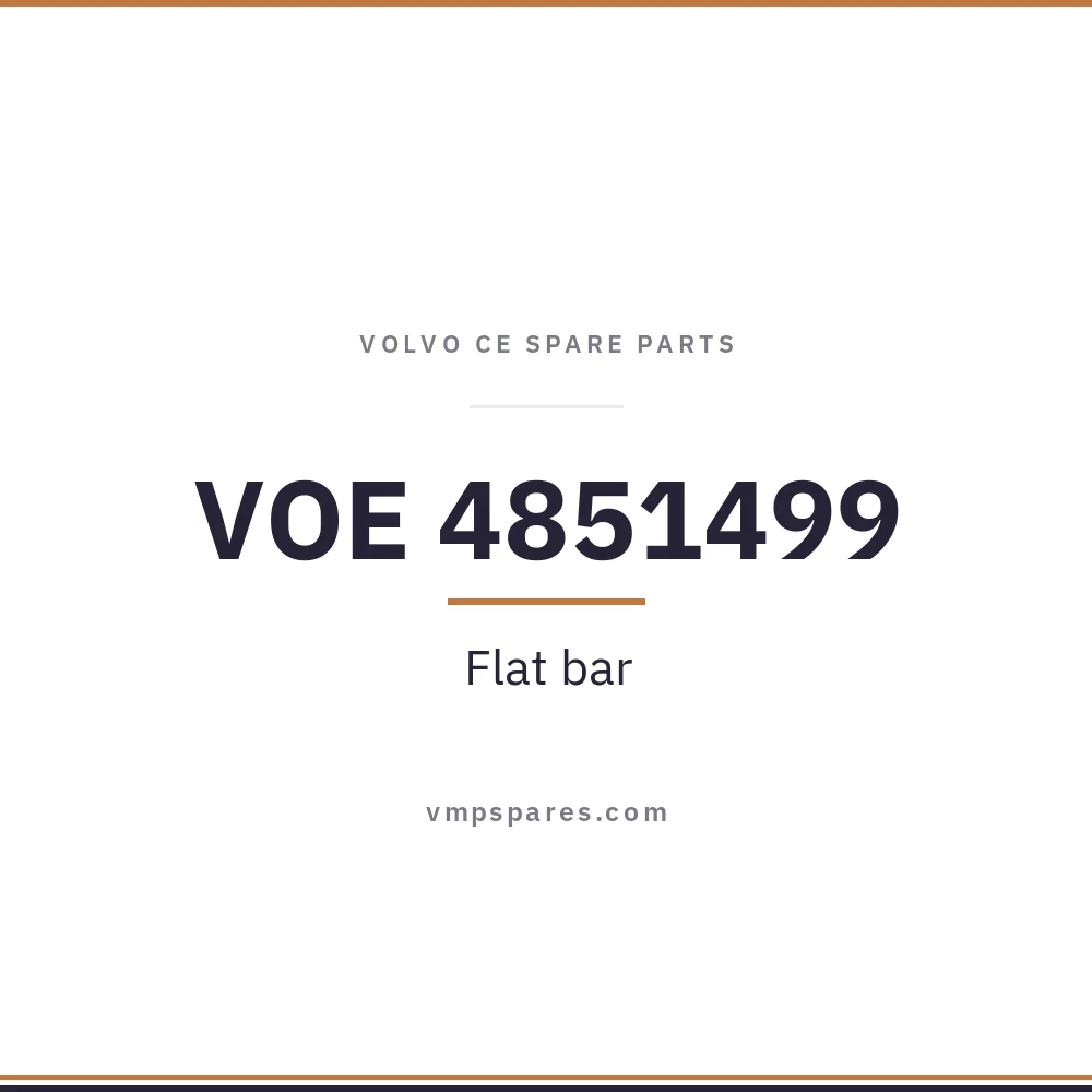 VOE 4851499 – Flat bar