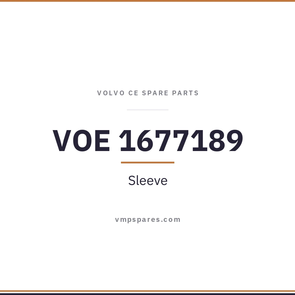 VOE 1677189 – Sleeve