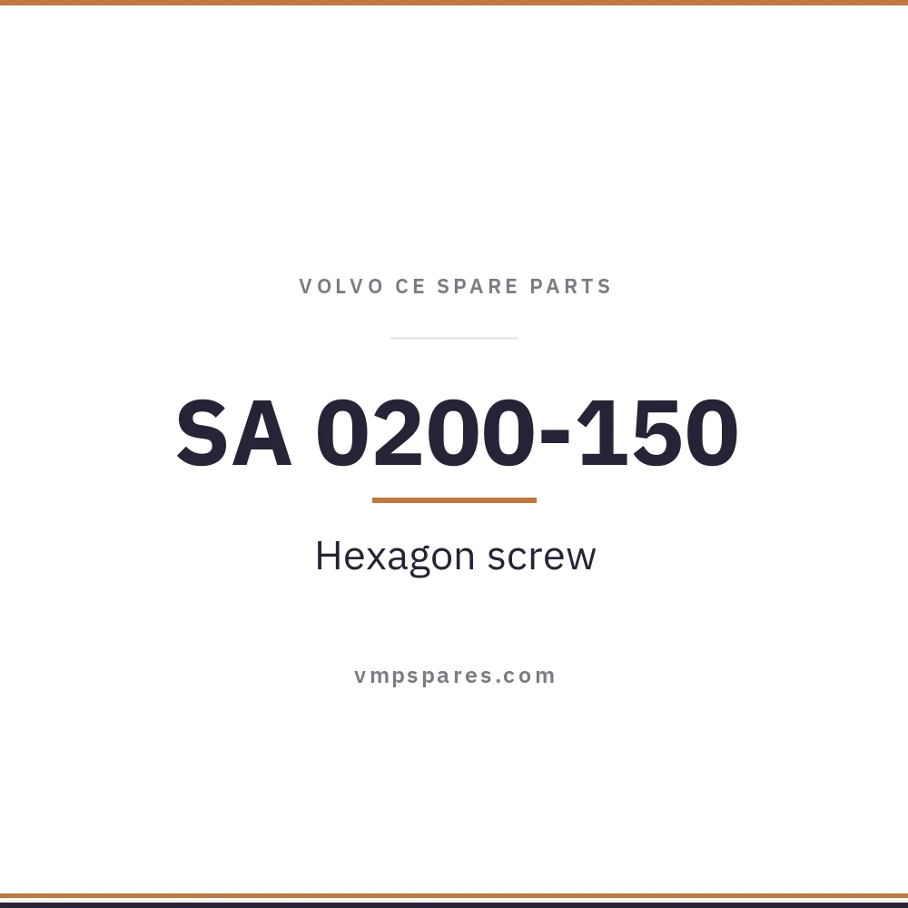 SA 0200-150 – Hexagon screw