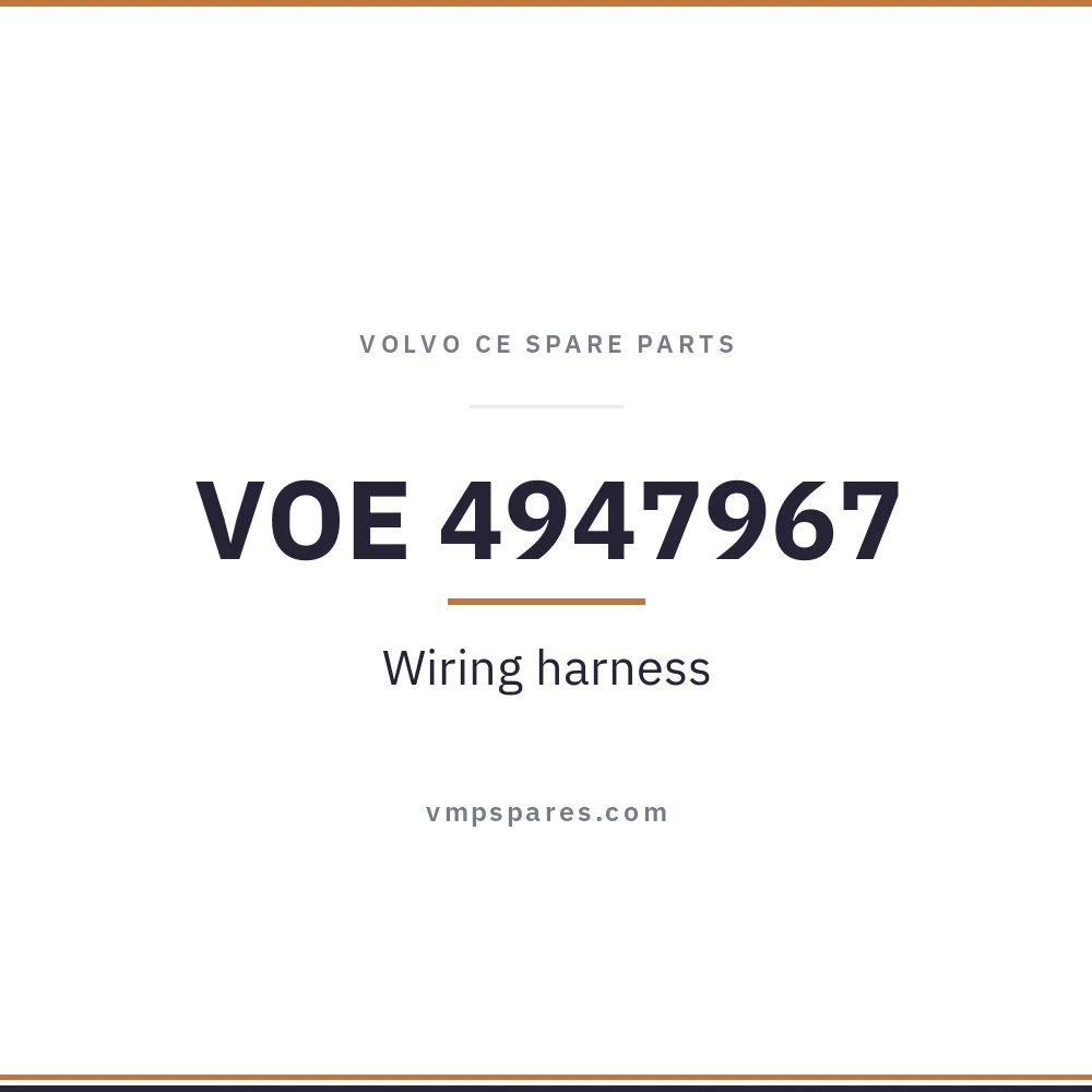 VOE 4947967 – Wiring harness
