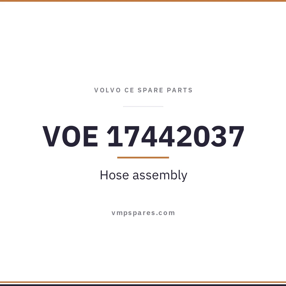 VOE 17442037 – Hose assembly