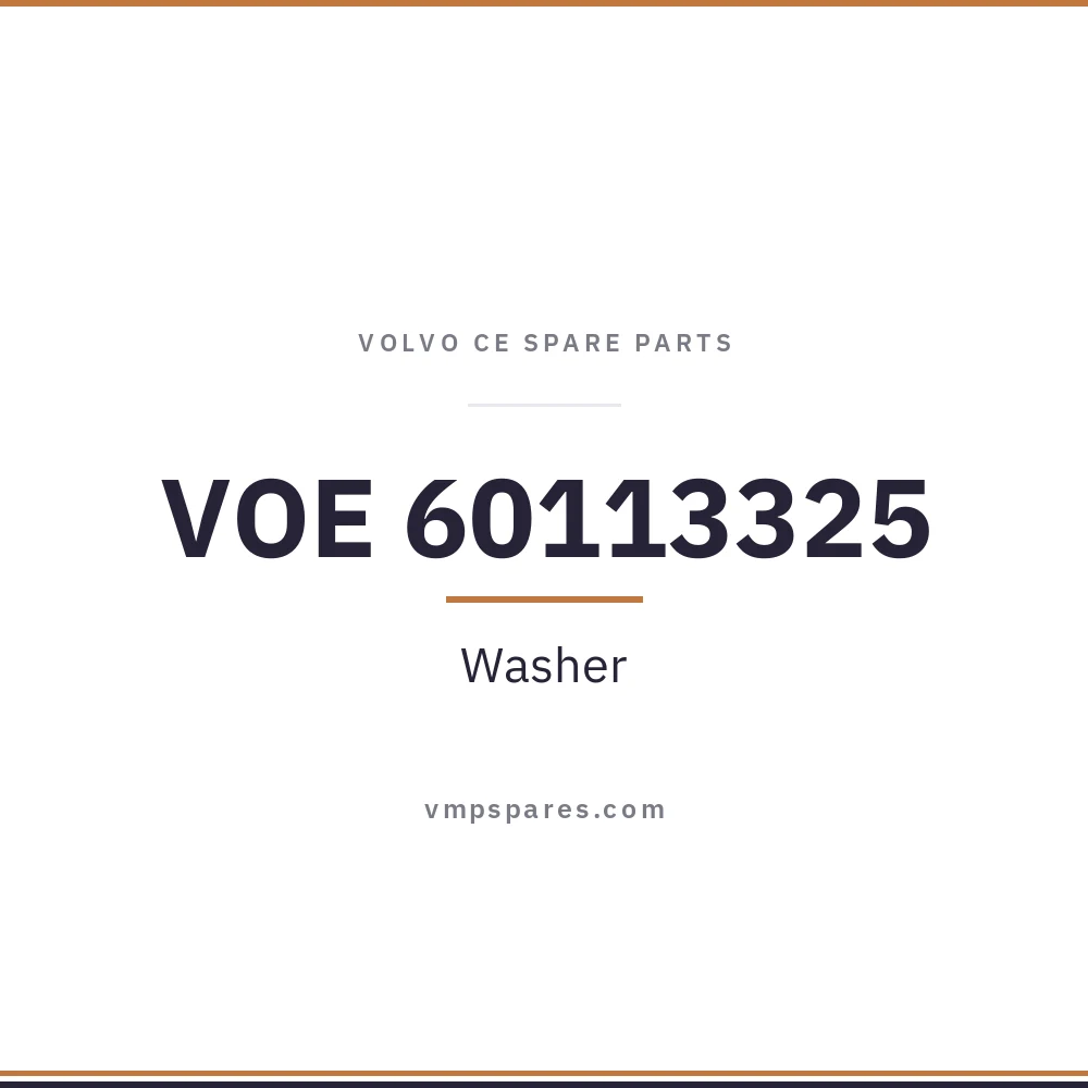 VOE 60113325 – Washer