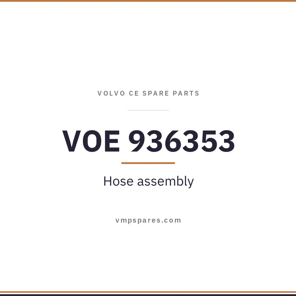 VOE 936353 – Hose assembly
