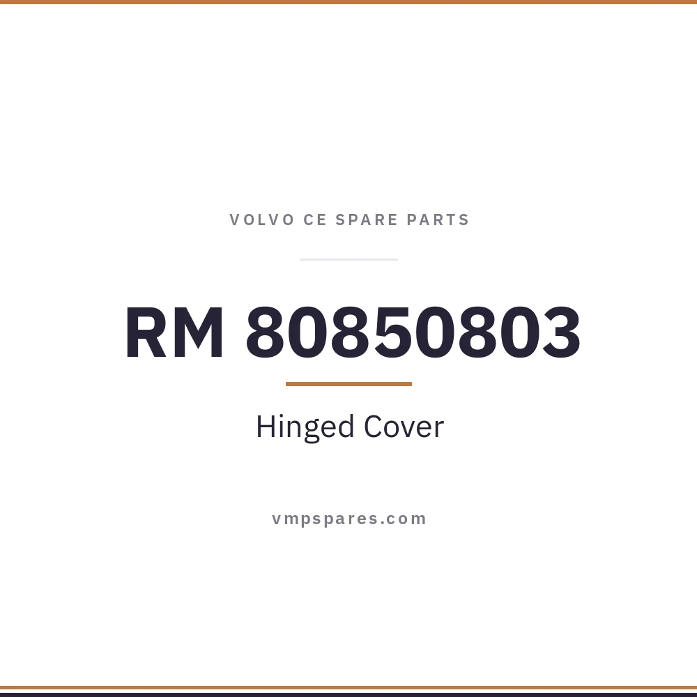 RM 80850803 – Hinged Cover