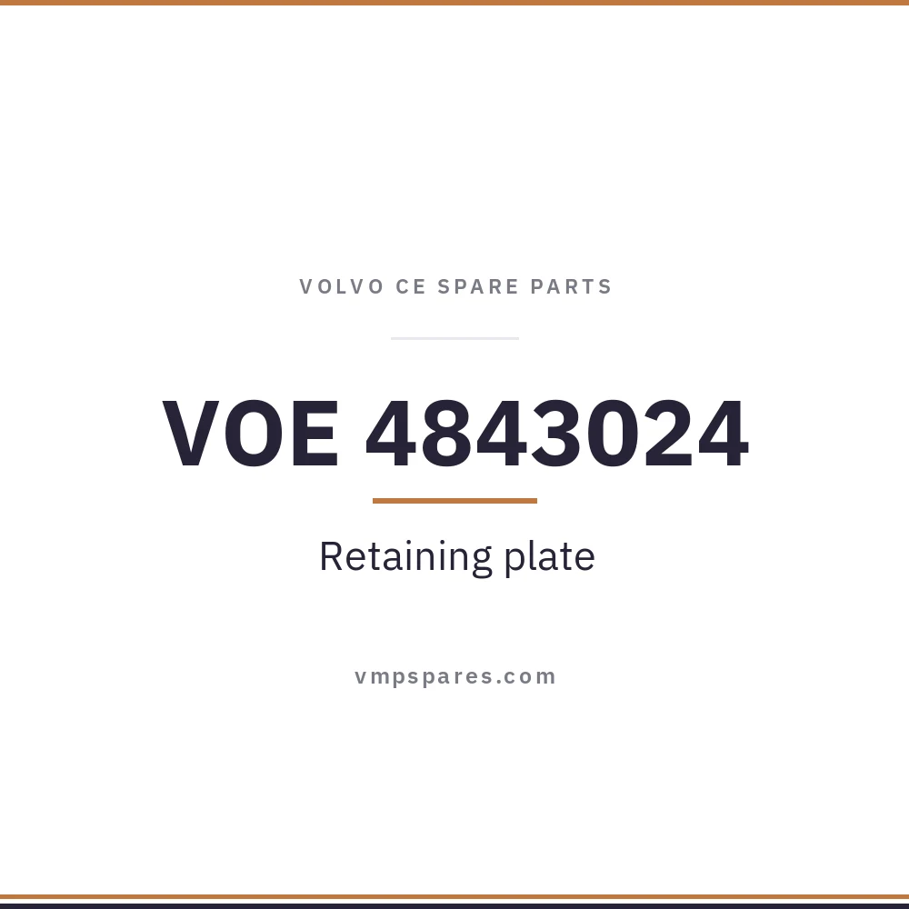 VOE 4843024 – Retaining plate