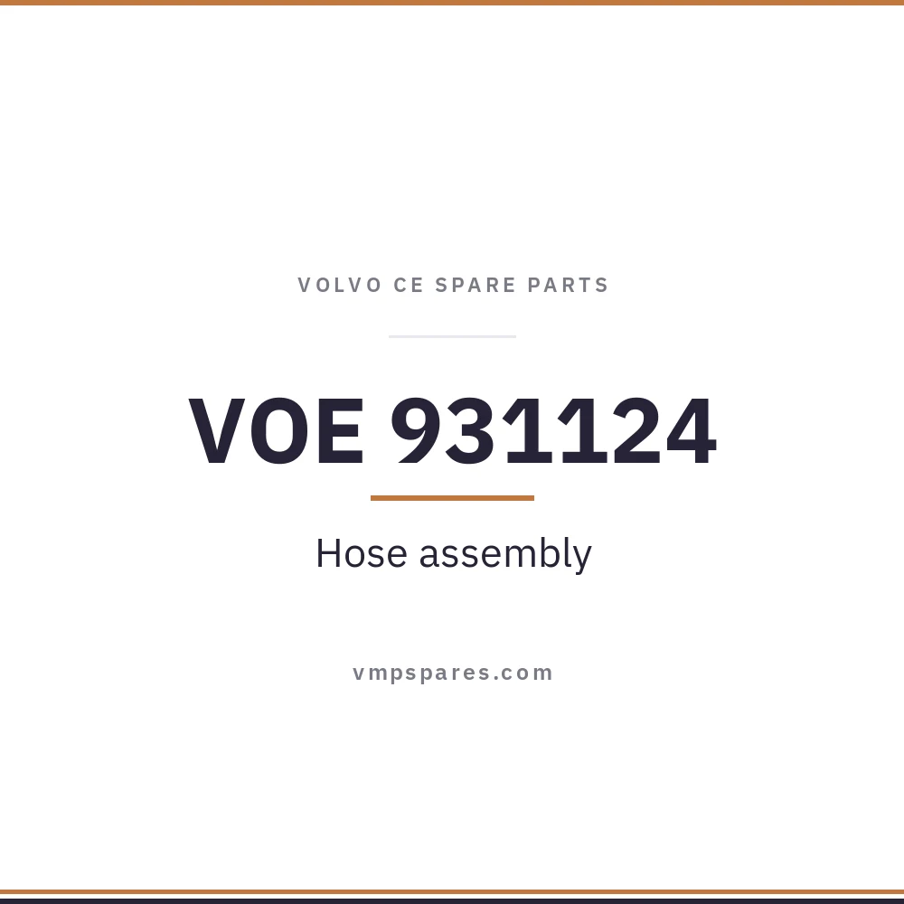 VOE 931124 – Hose assembly