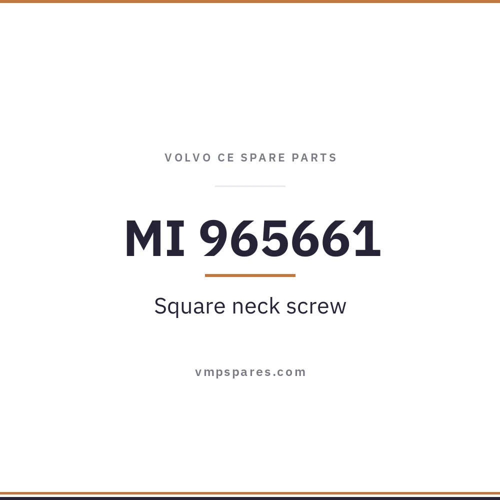MI 965661 – Square neck screw