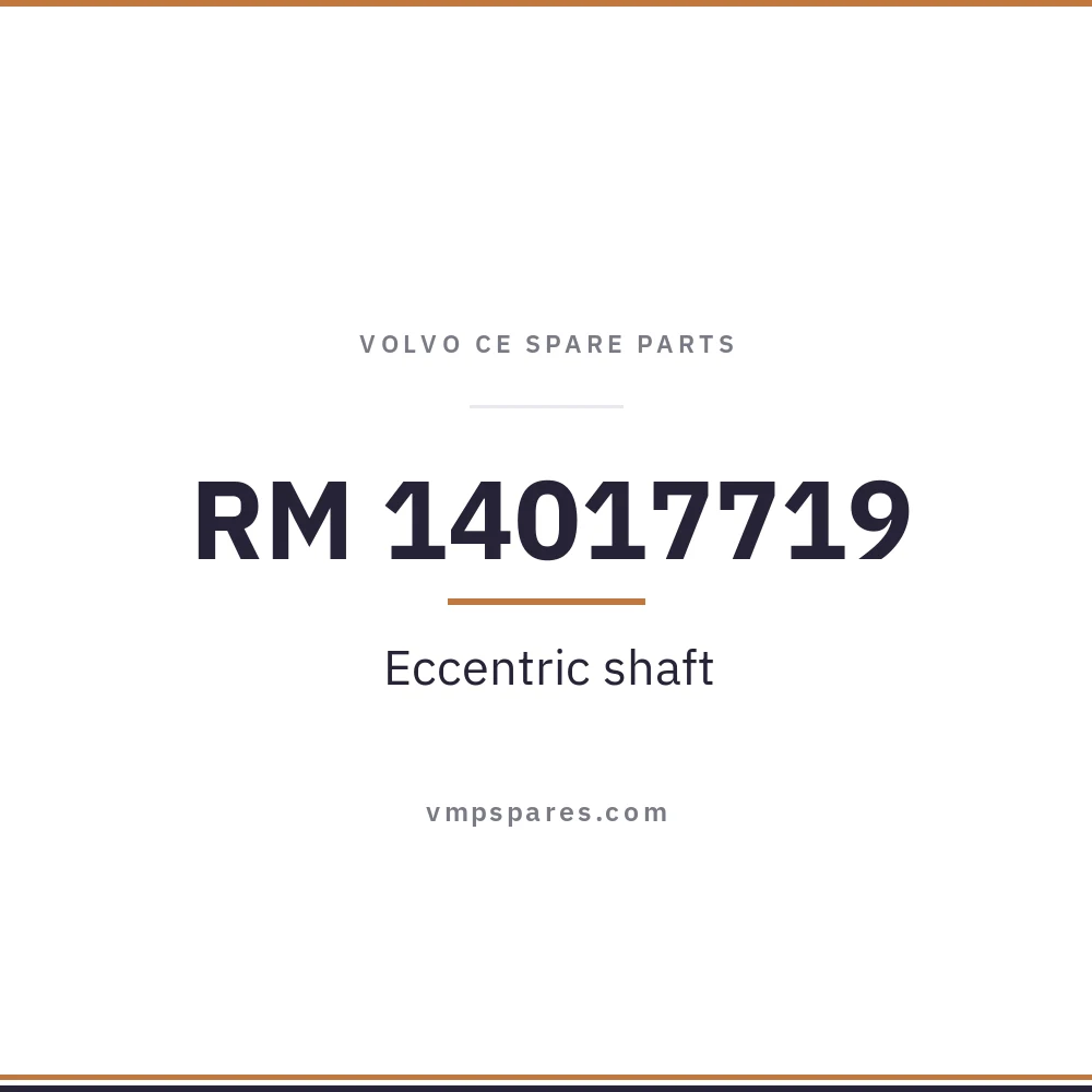 RM 14017719 – Eccentric shaft