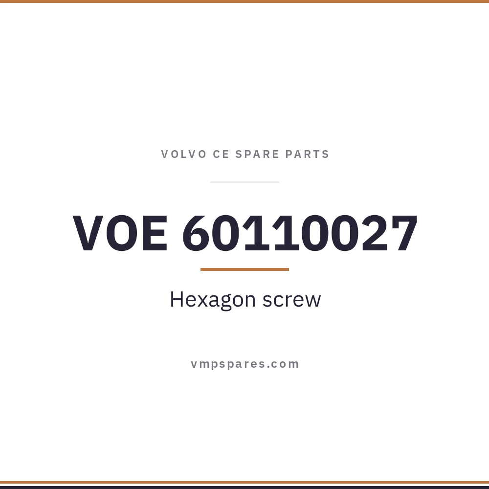 VOE 60110027 – Hexagon screw