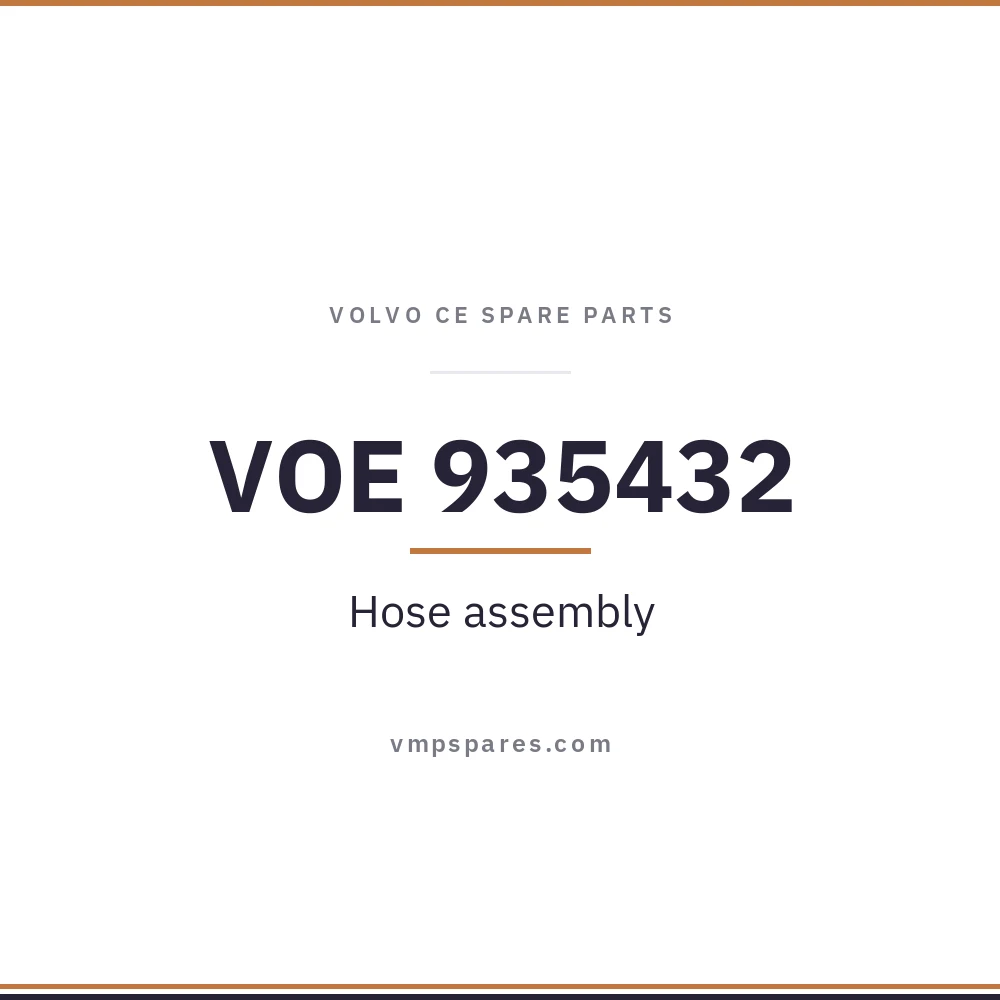 VOE 935432 – Hose assembly