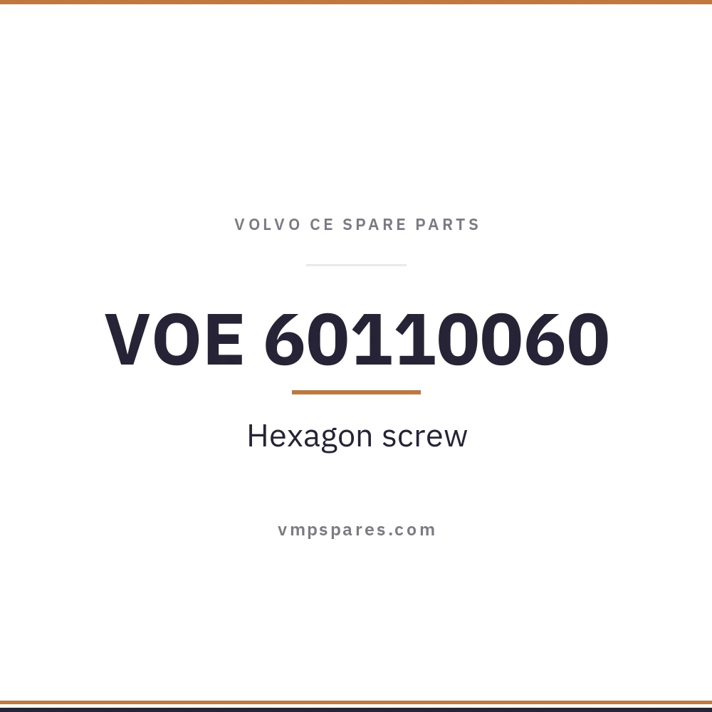 VOE 60110060 – Hexagon screw