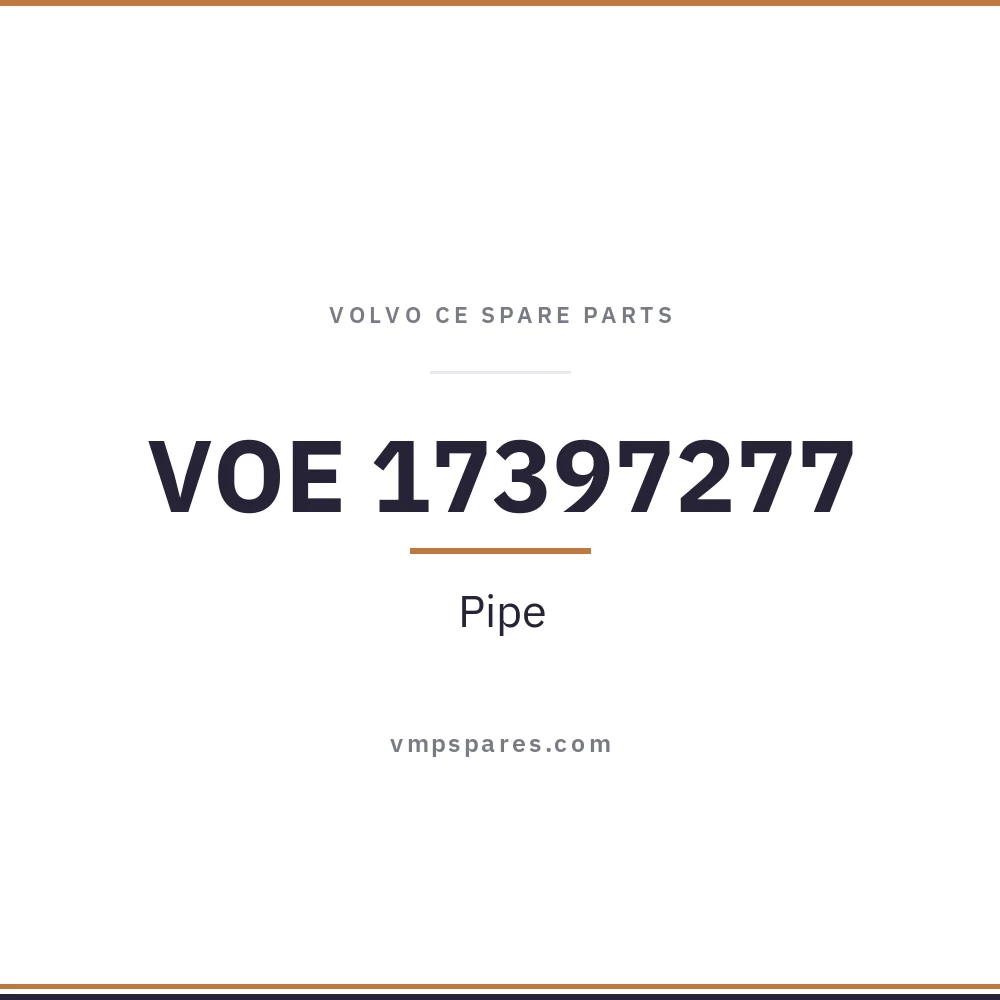 VOE 17397277 – Pipe