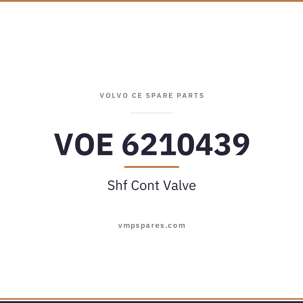 VOE 6210439 – Shf Cont Valve
