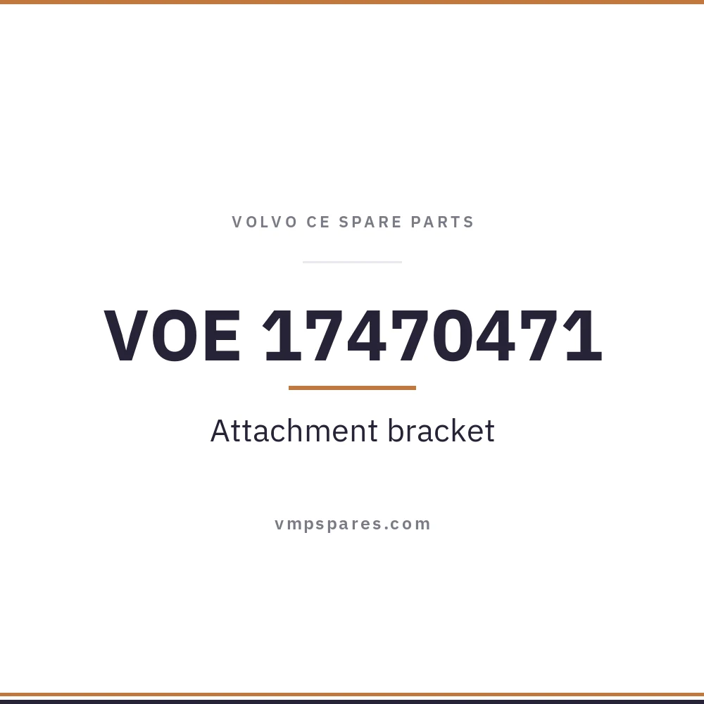 VOE 17470471 – Attachment bracket