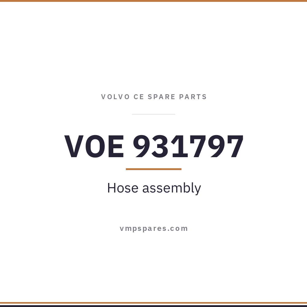 VOE 931797 – Hose assembly