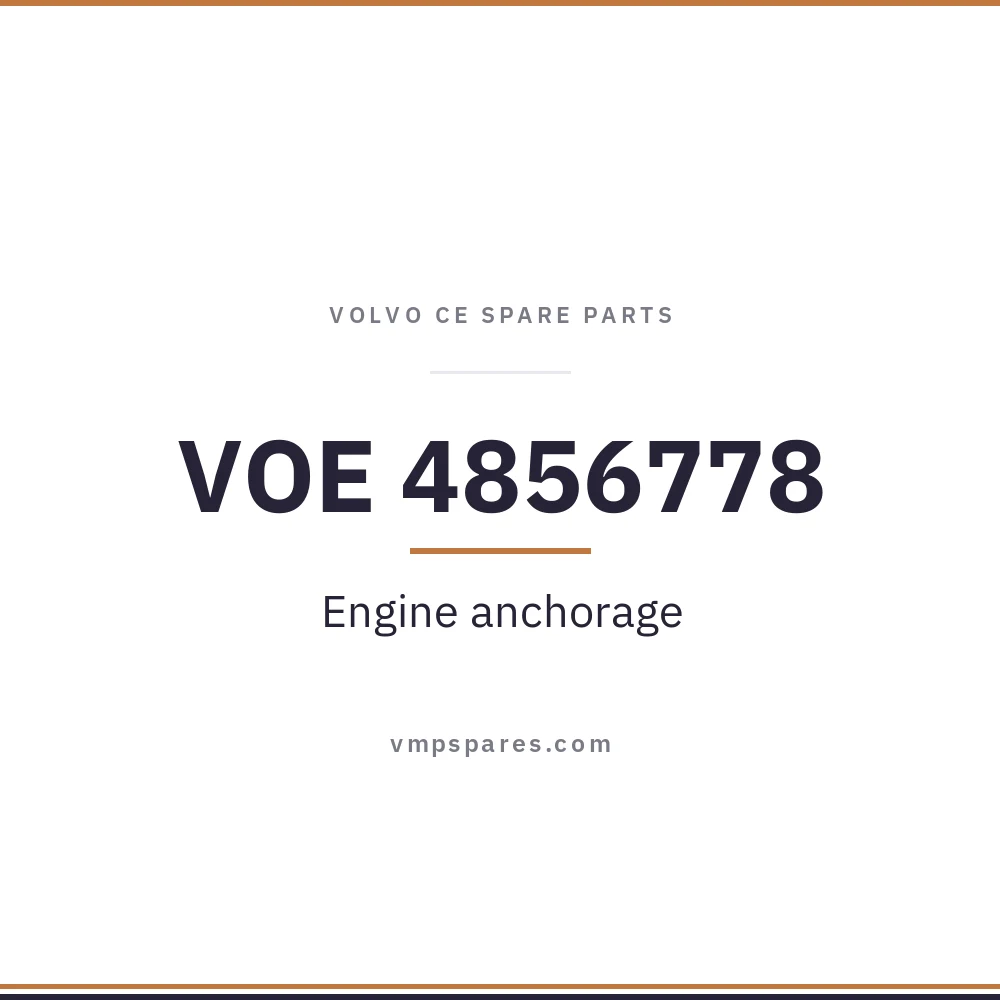 VOE 4856778 – Engine anchorage