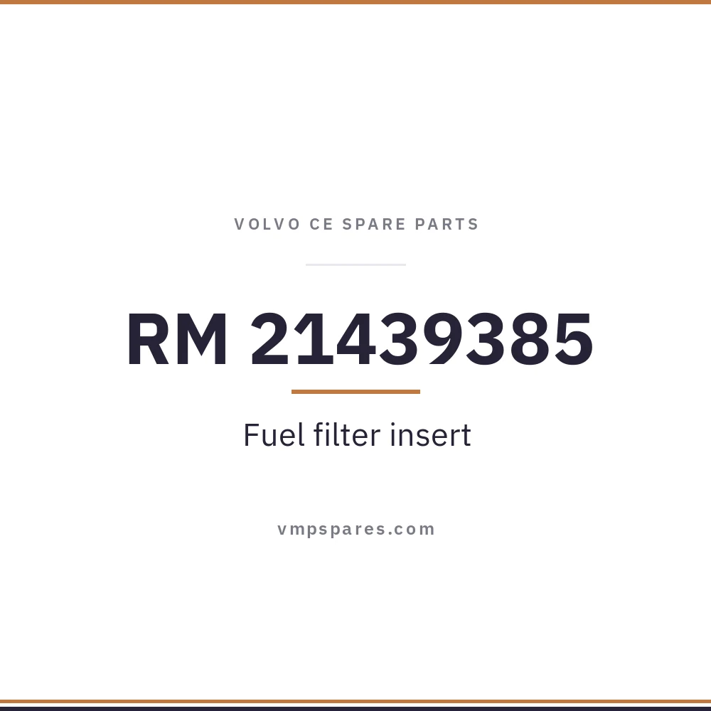 RM 21439385 – Fuel filter insert