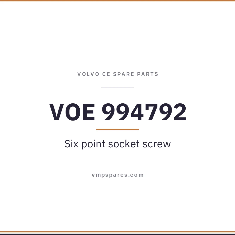 VOE 994792 – Six point socket screw