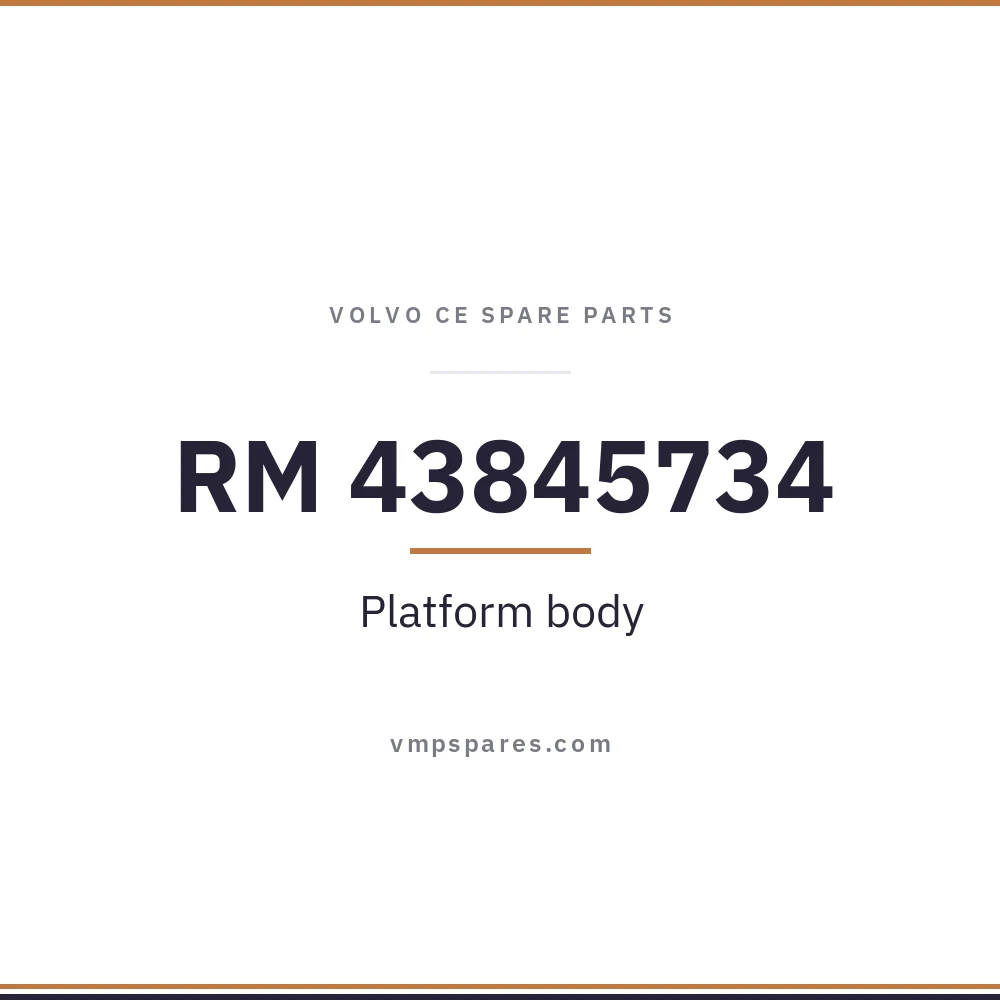 RM 43845734 – Platform body