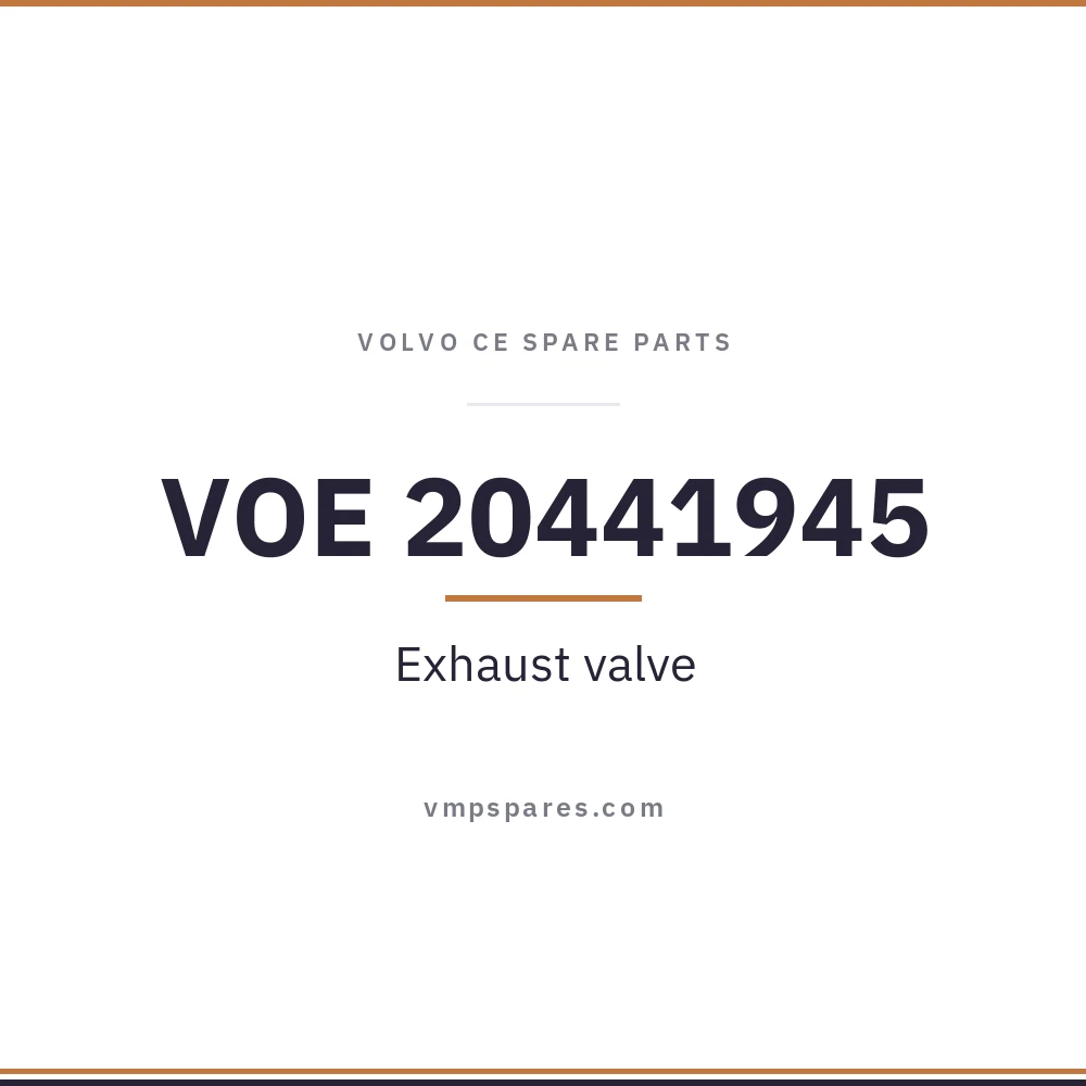 VOE 20441945 – Exhaust valve