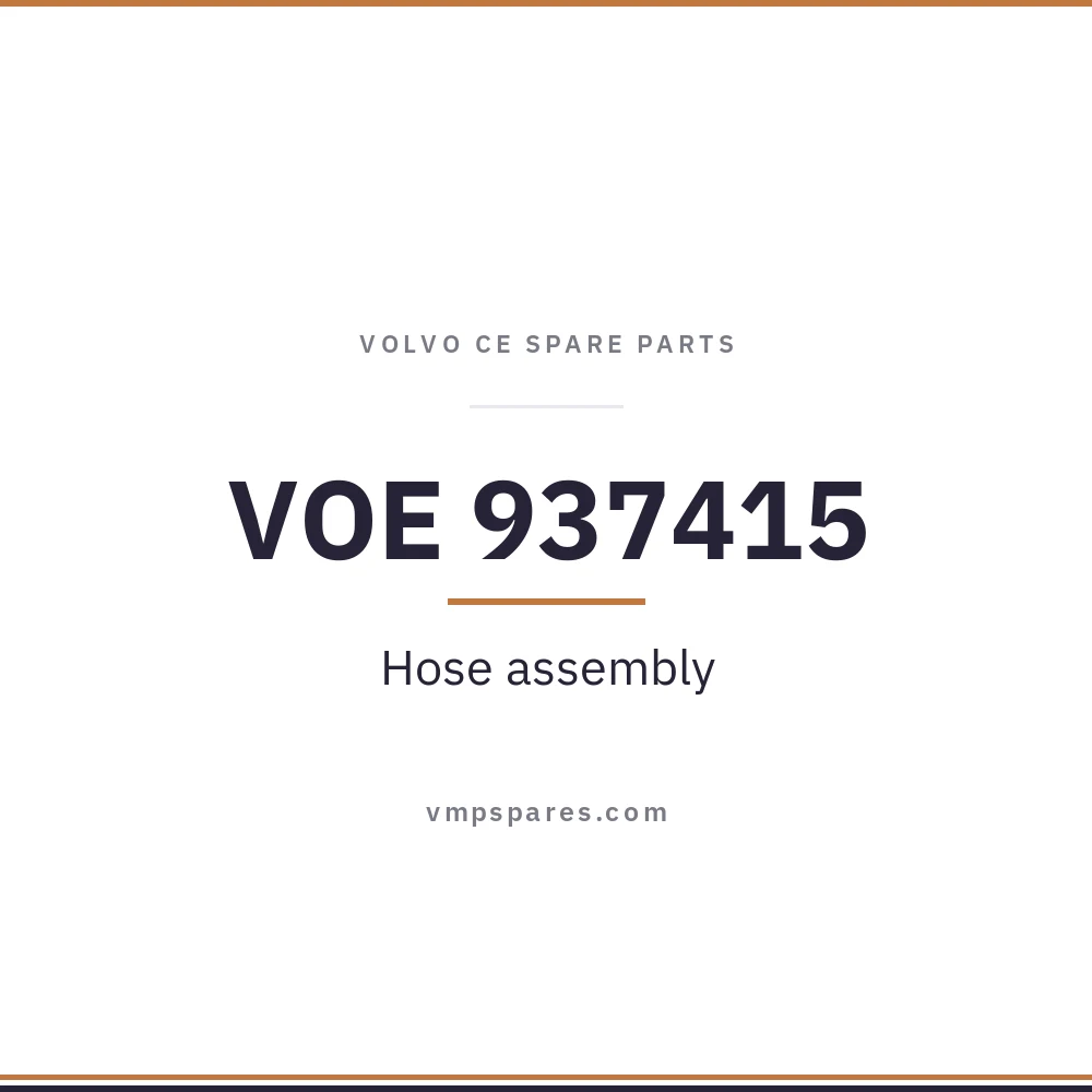 VOE 937415 – Hose assembly