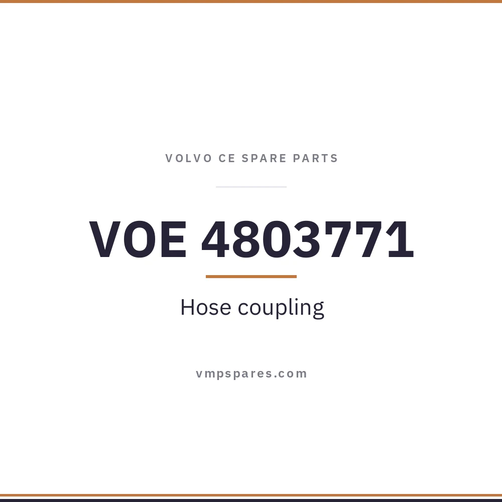 VOE 4803771 – Hose coupling