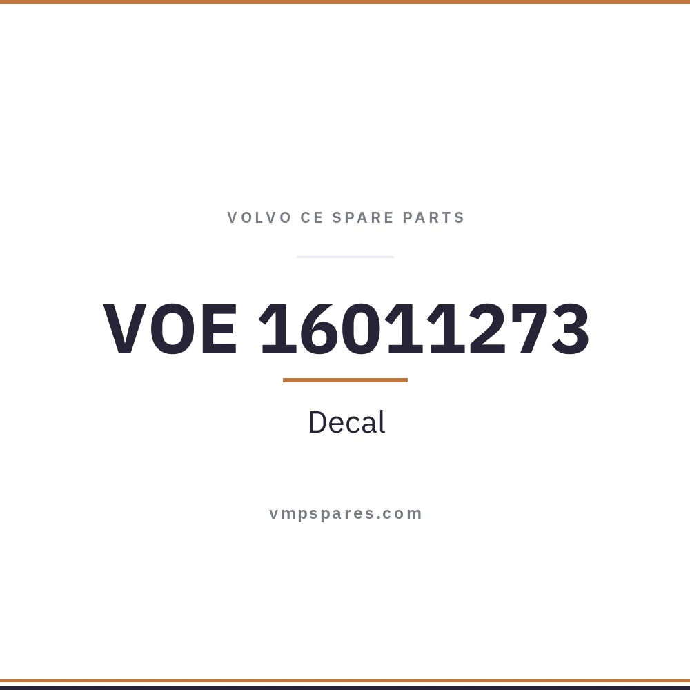 VOE 16011273 – Decal