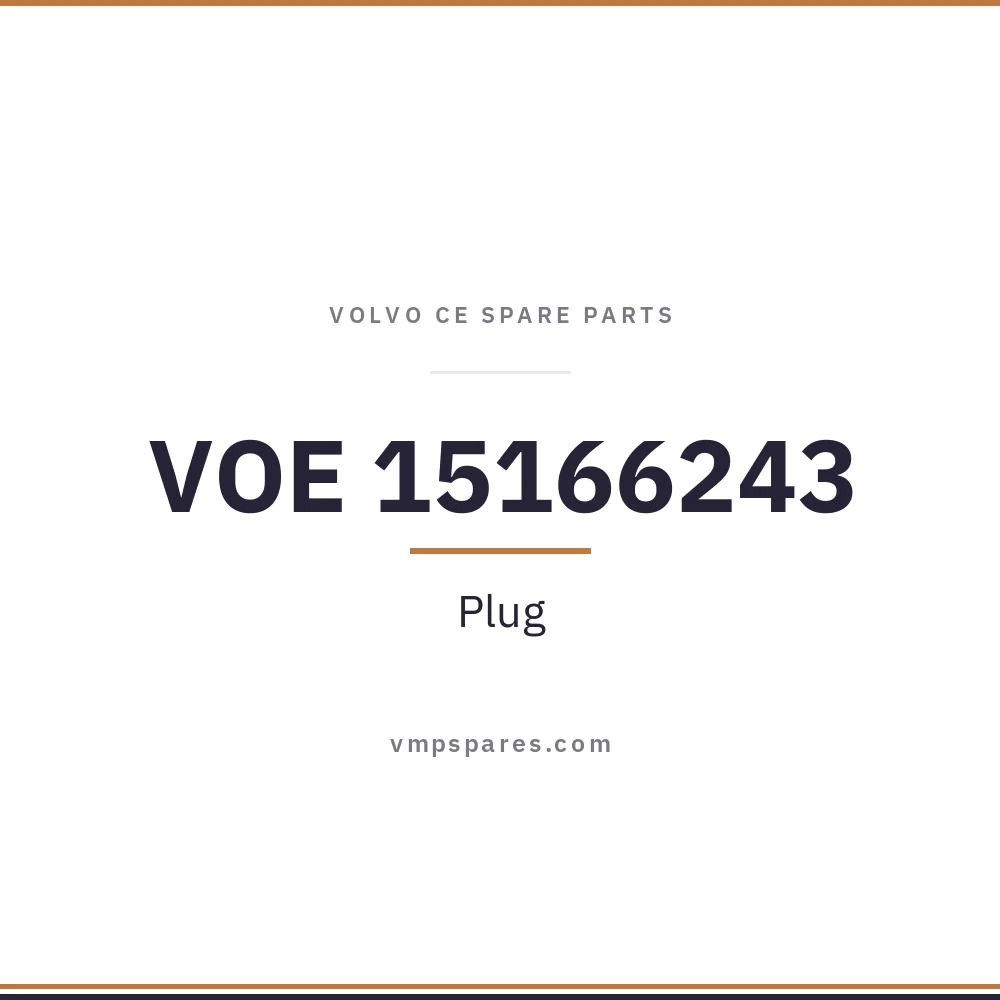 VOE 15166243 – Plug