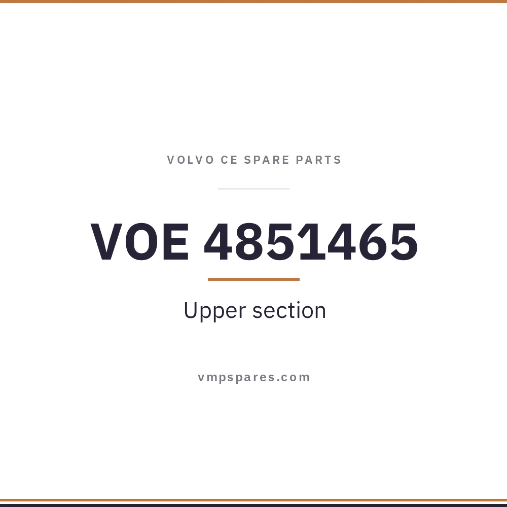 VOE 4851465 – Upper section