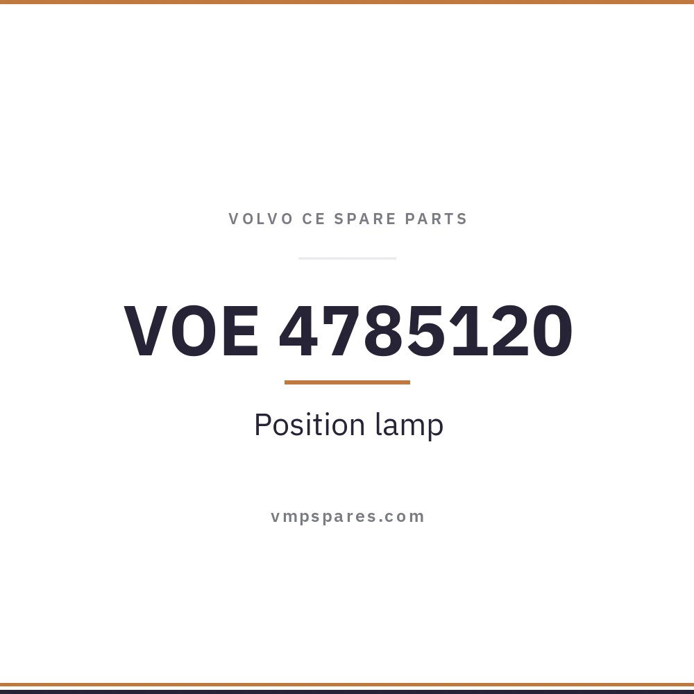 VOE 4785120 – Position lamp