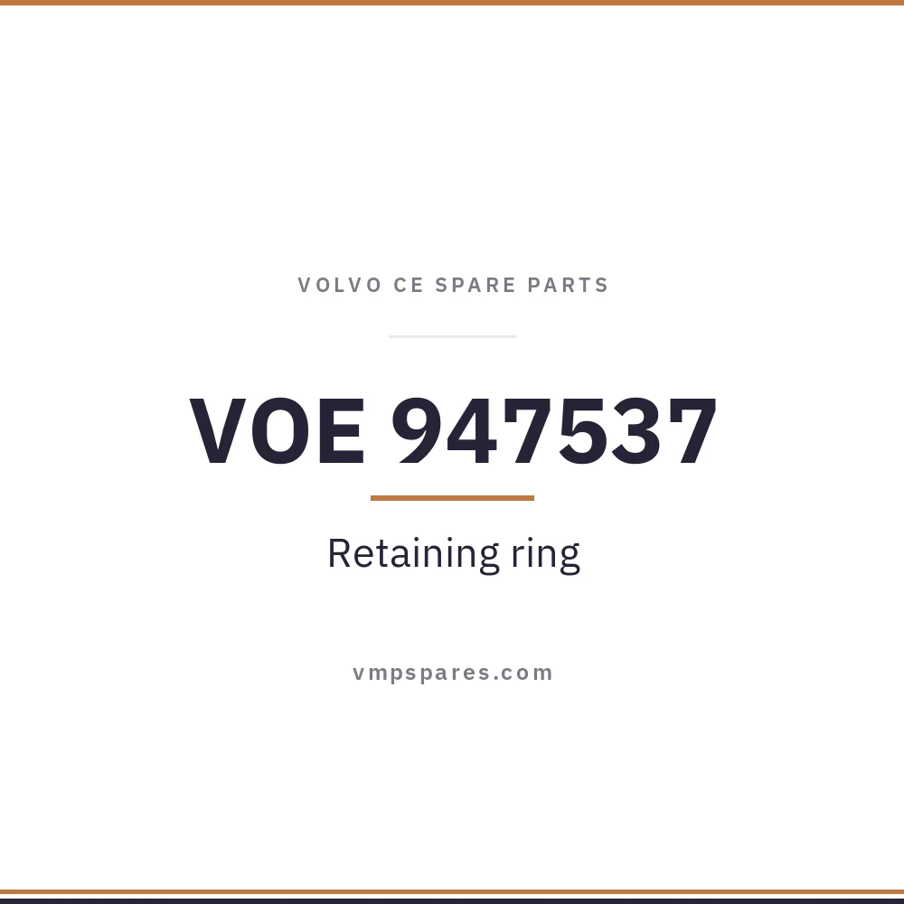 VOE 947537 – Retaining ring