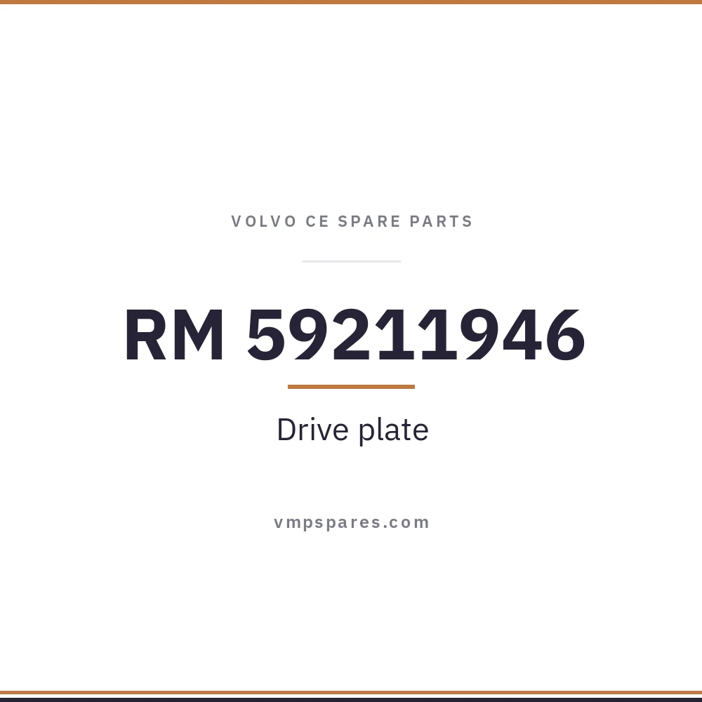 RM 59211946 – Drive plate
