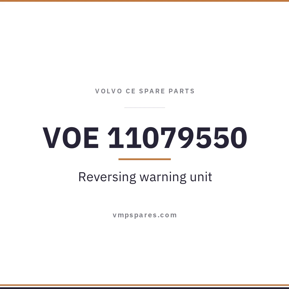 VOE 11079550 – Reversing warning unit