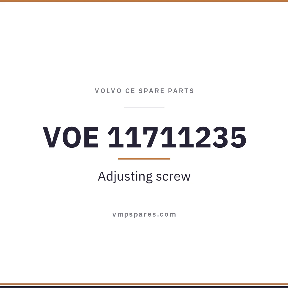 VOE 11711235 – Adjusting screw