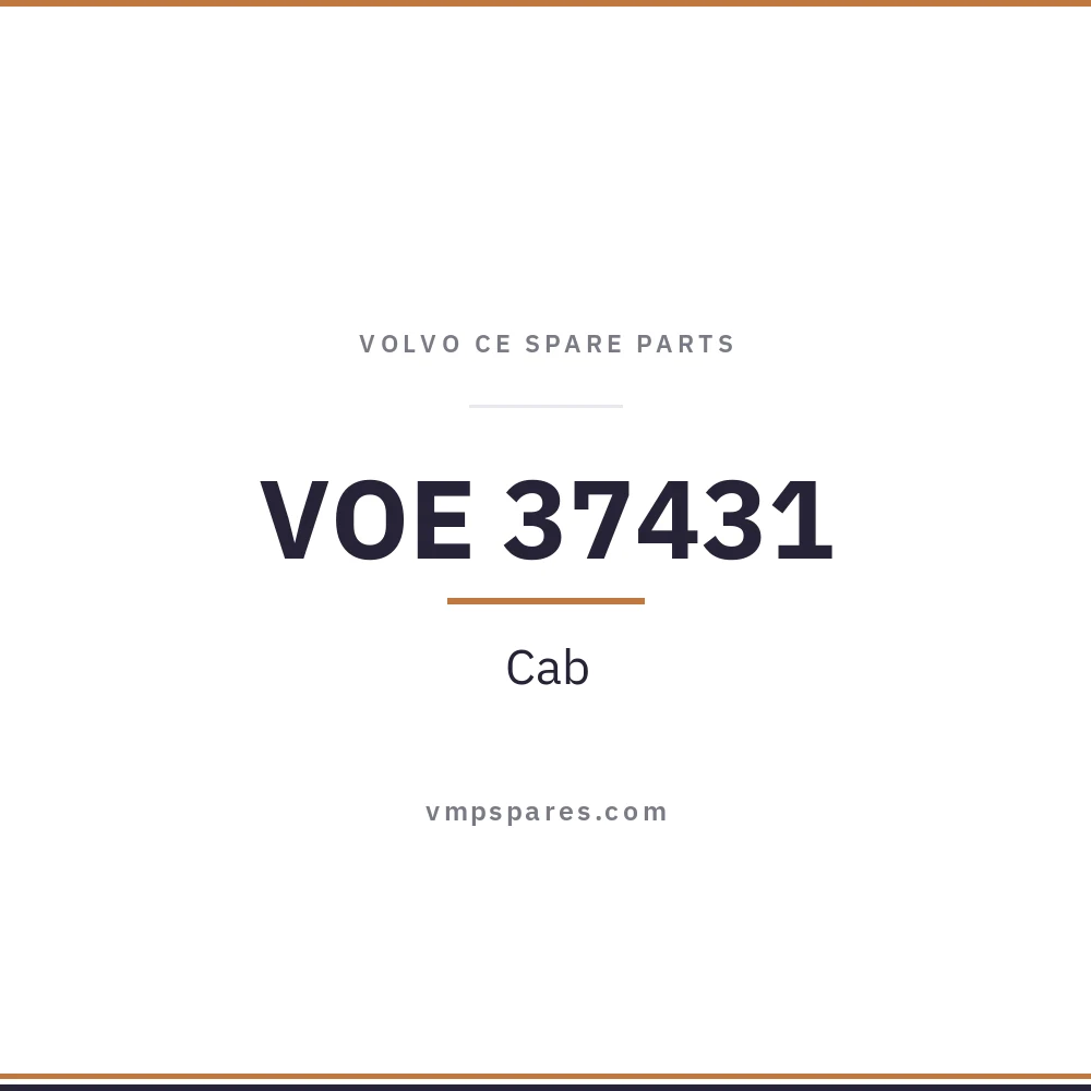 VOE 37431 – Cab