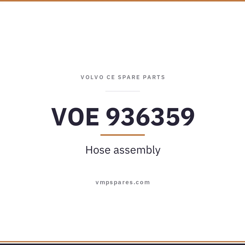VOE 936359 – Hose assembly