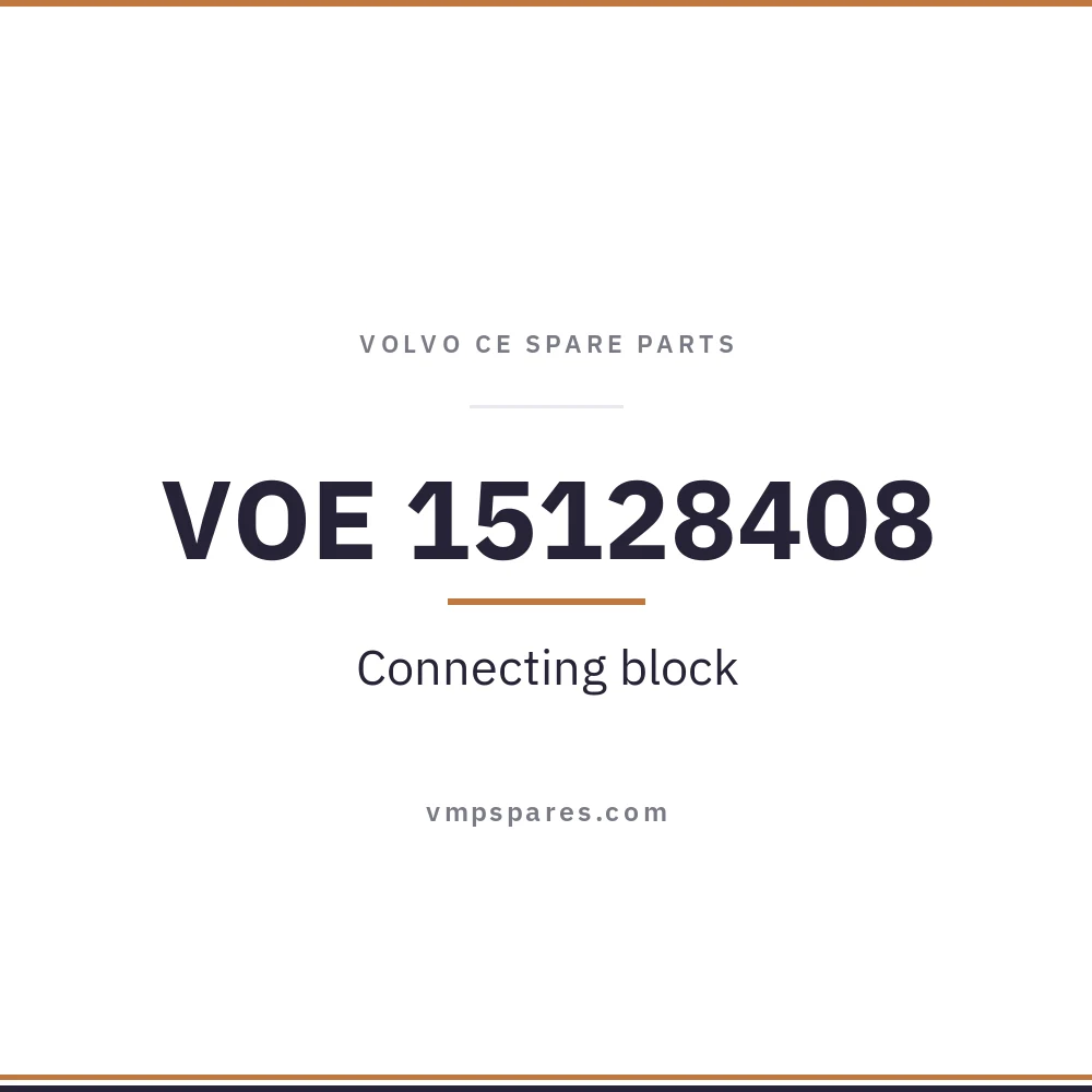 VOE 15128408 – Connecting block