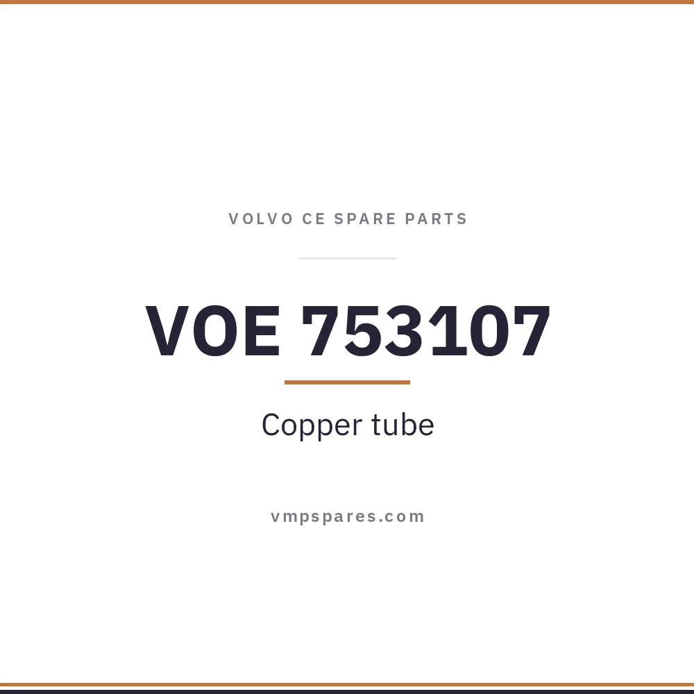 VOE 753107 – Copper tube