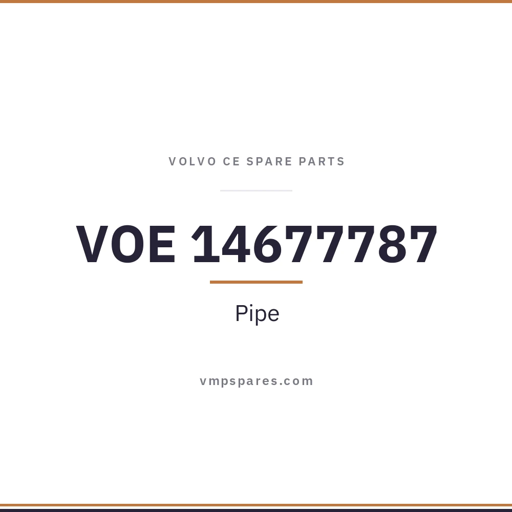 VOE 14677787 – Pipe