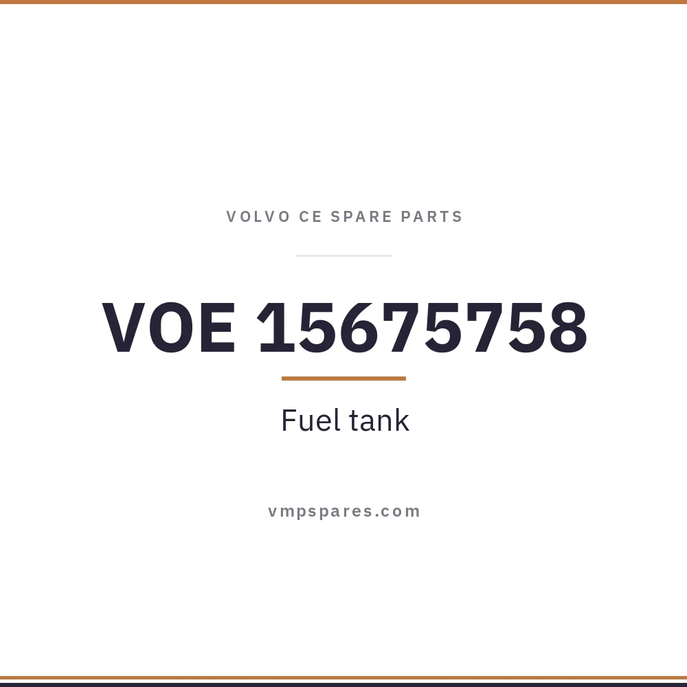 VOE 15675758 – Fuel tank