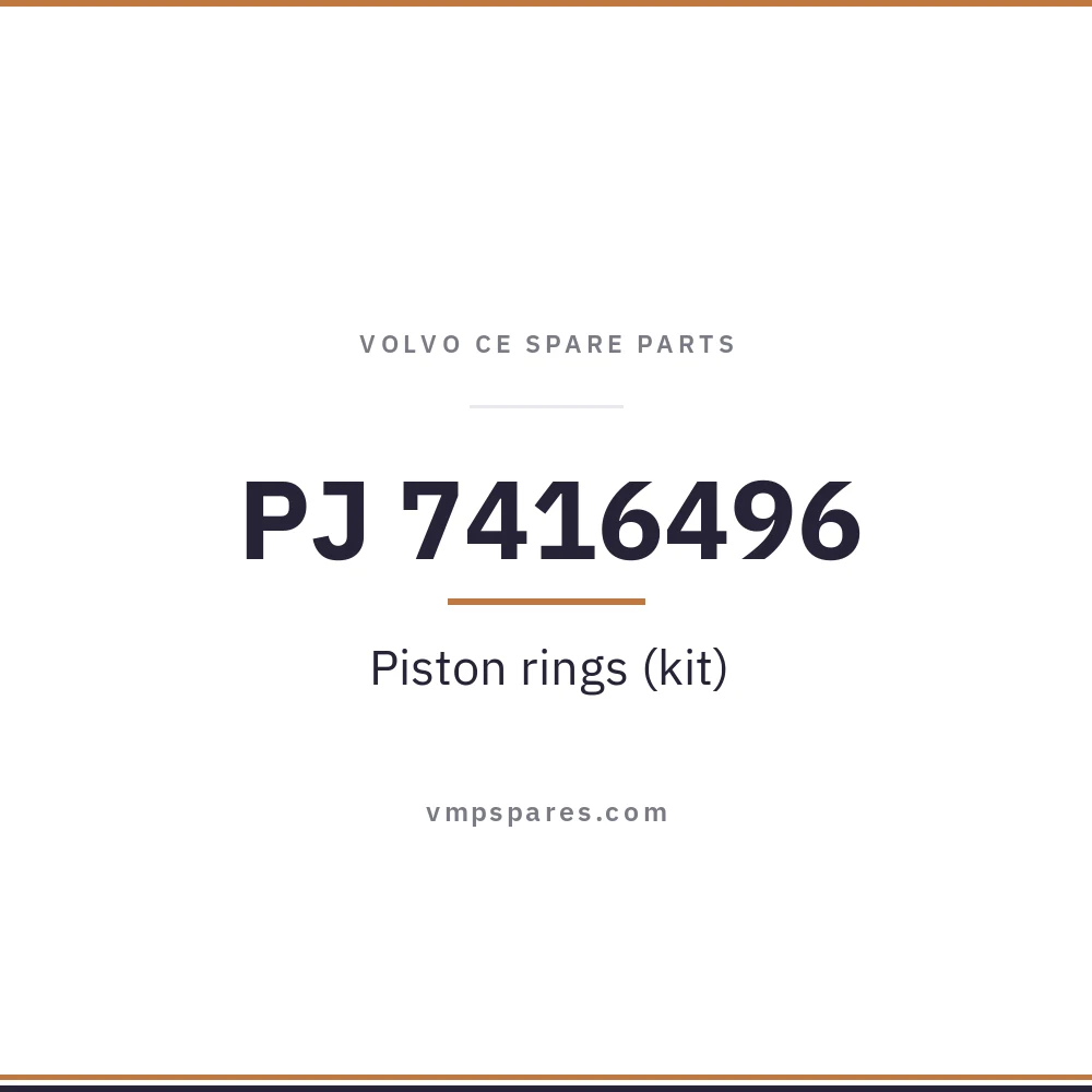 PJ 7416496 – Piston rings (kit)
