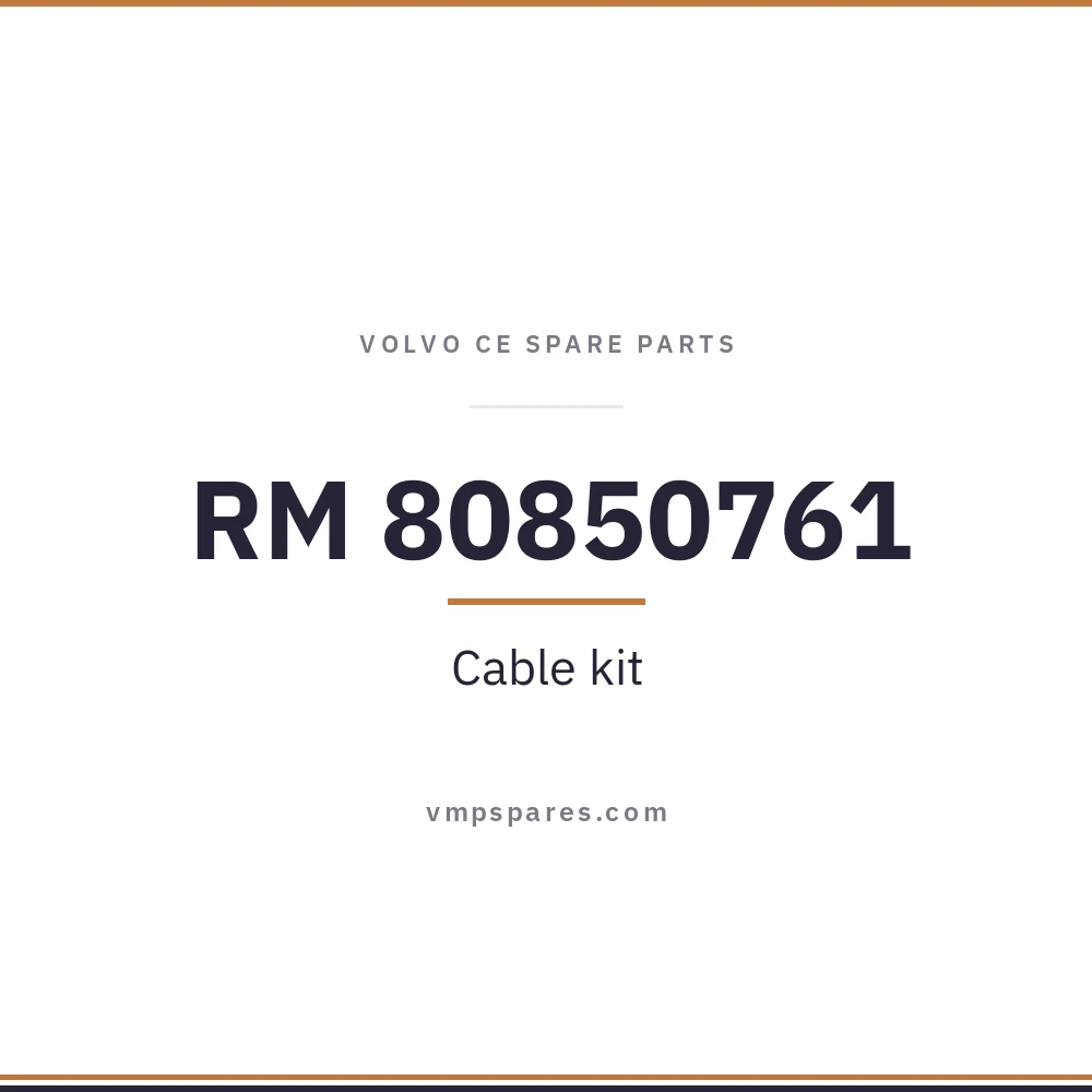 RM 80850761 – Cable kit