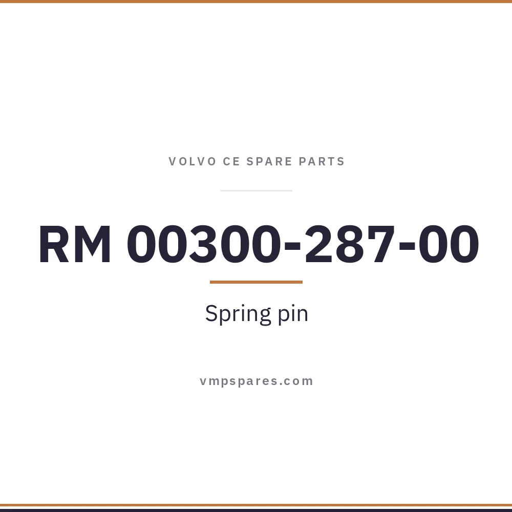 RM 00300-287-00 – Spring pin