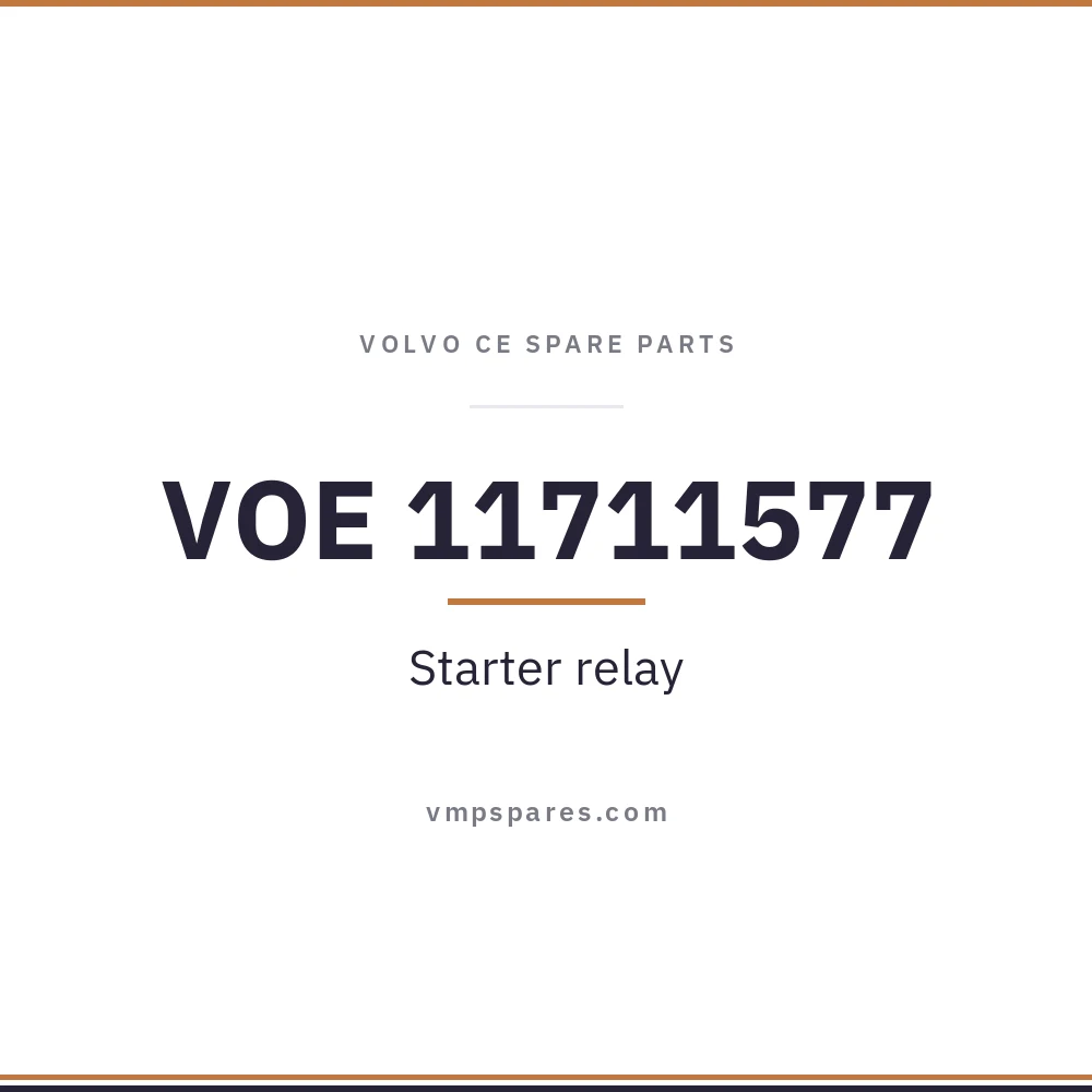 VOE 11711577 – Starter relay