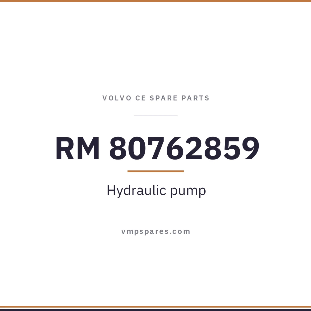 RM 80762859 – Hydraulic pump