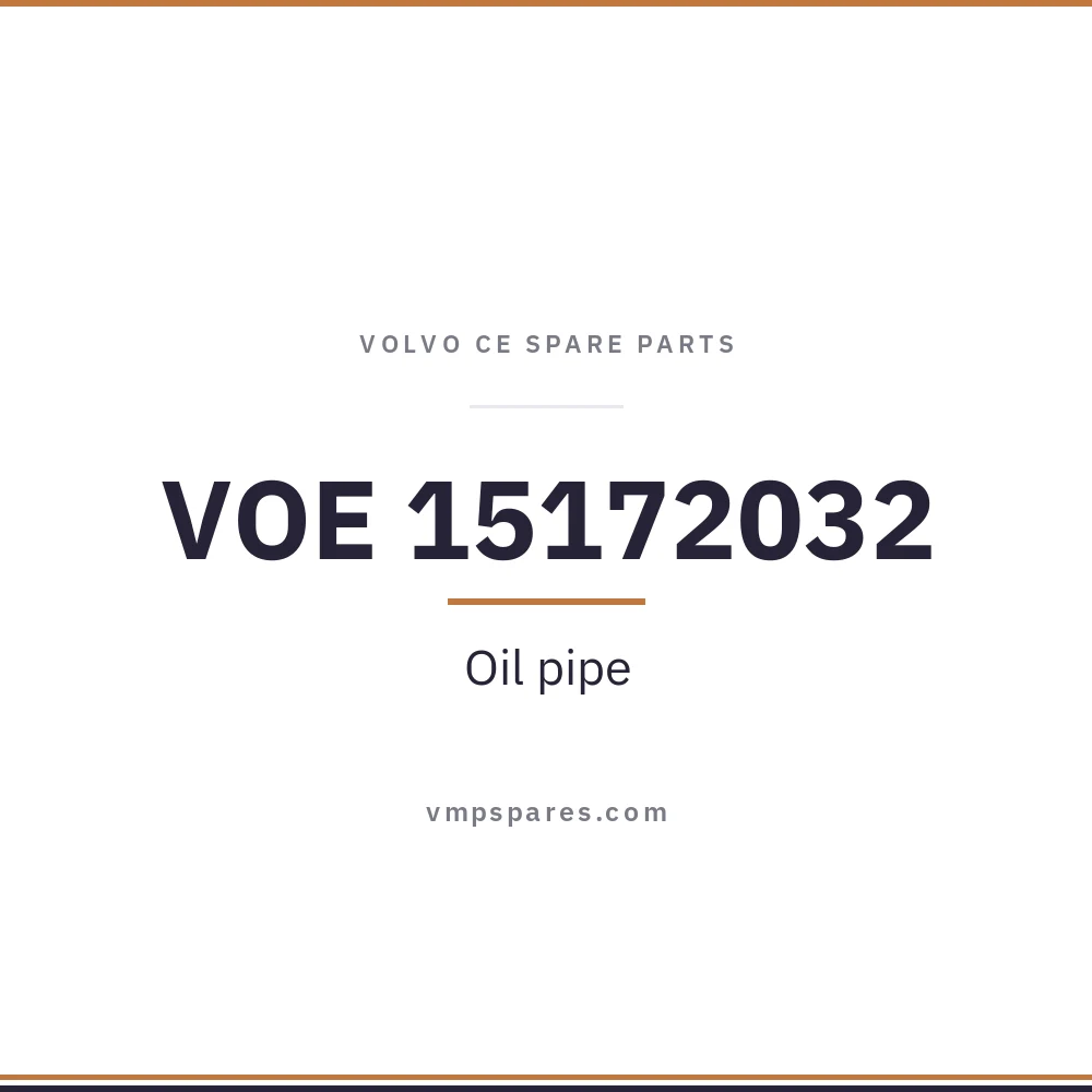 VOE 15172032 – Oil pipe