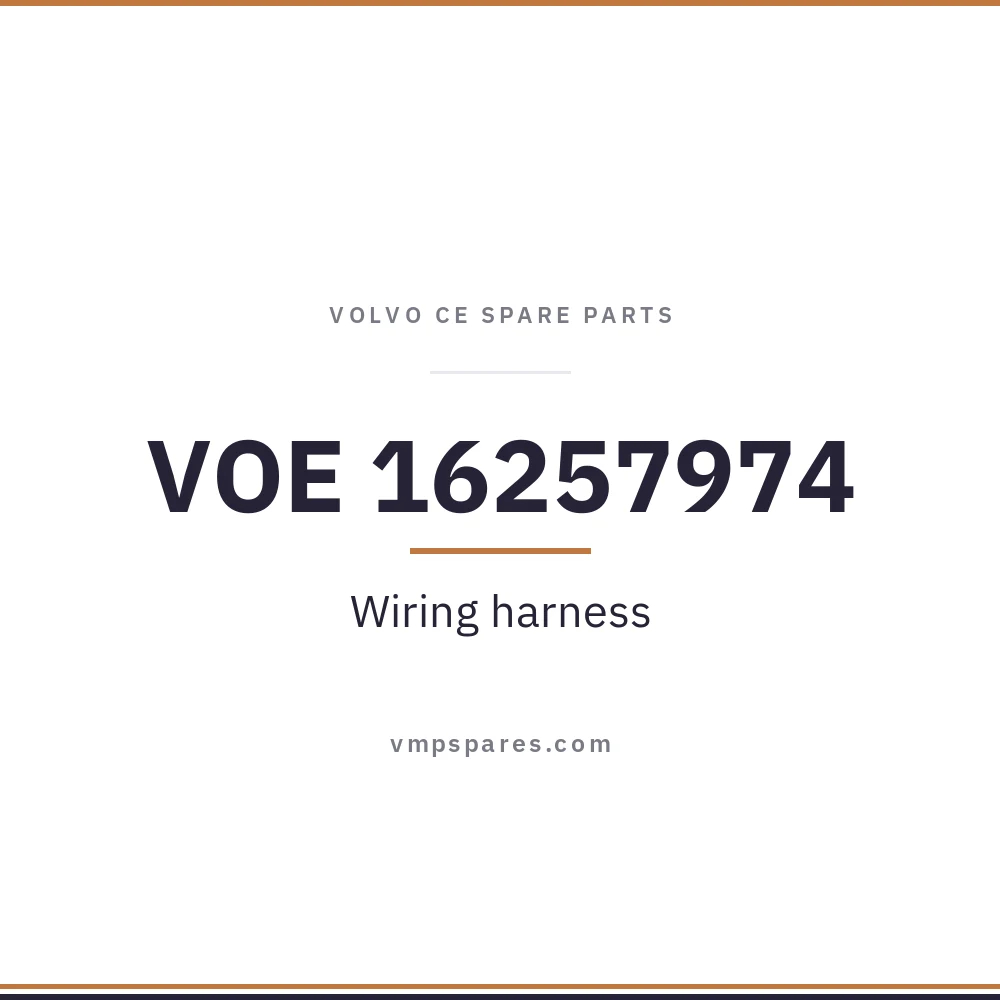 VOE 16257974 – Wiring harness